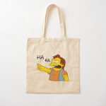 The Simpson Bags - Nelson Muntz Simpsons catch phrase Cotton Tote Bag