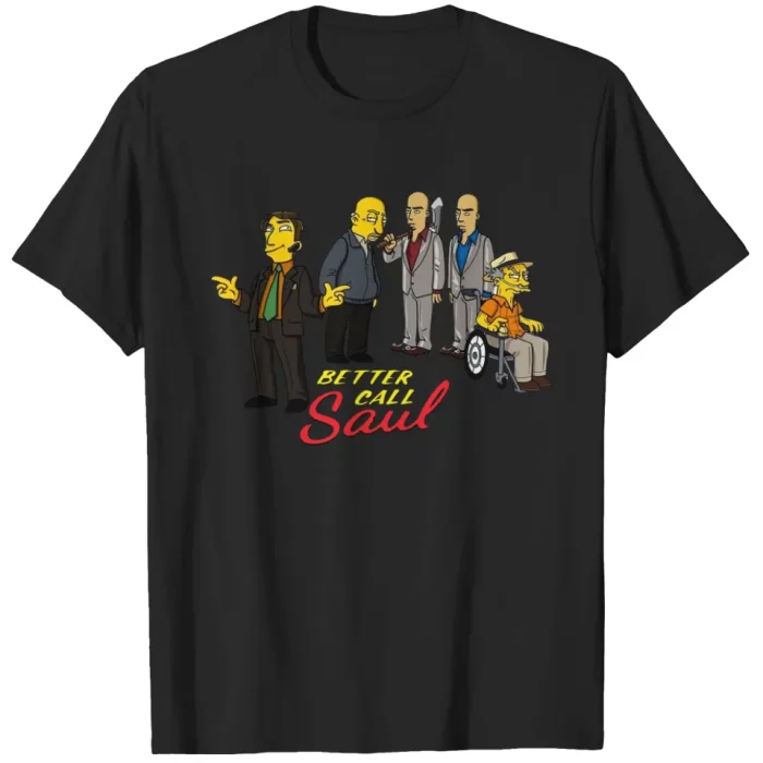 The Simpsons T-shirts - Better Call Saul x The Simpsons Parody Edition - Image 1