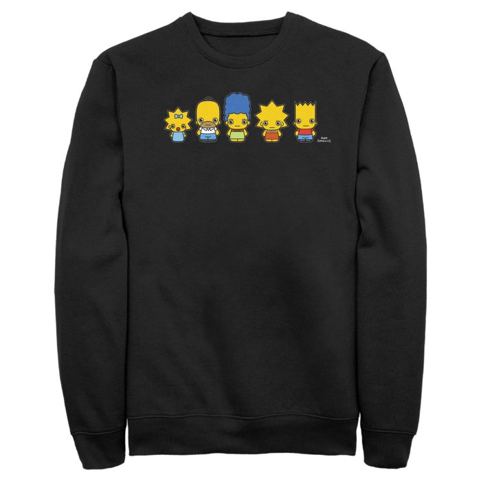 The Simpsons Cozy Springfield Family Sweatshirt - Image 1