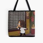 The Simpson Bags - RAGE AGAINST THE MACHINE SIMPSONS Mock All Over Print Tote Bag